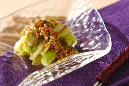 蒸しナスの中華風