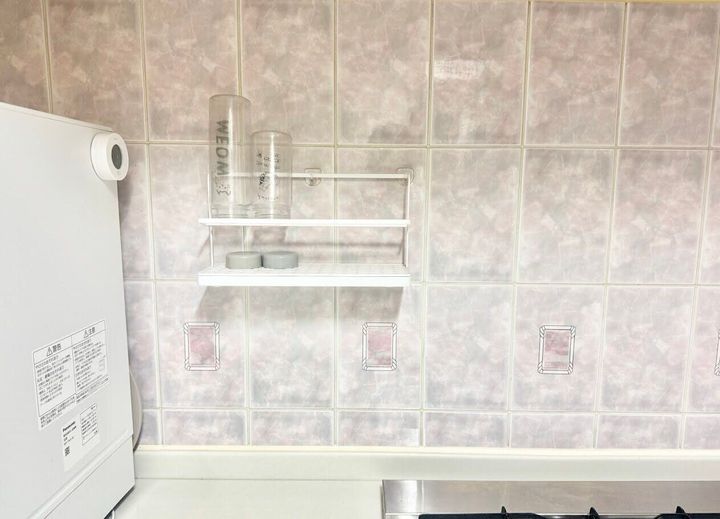 浮かせる収納でスッキリ