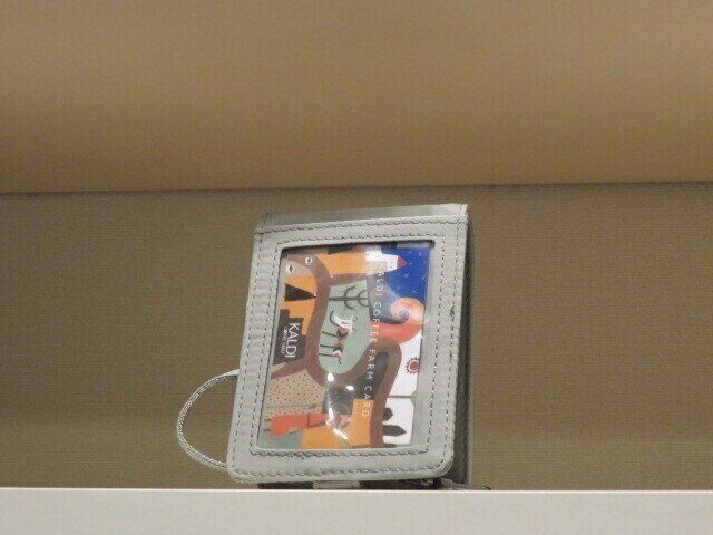 カルディのカードを入れてみた