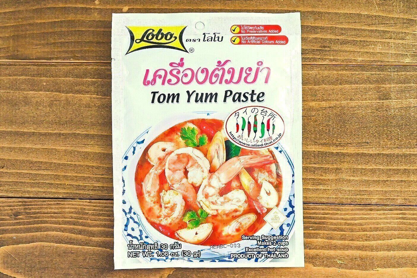 「ロボ　トムヤムペースト」のパッケージ