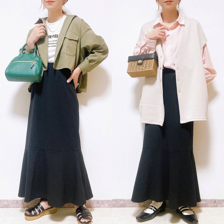 しまむら 春もまだまだトレンドは続く 超プチプラで買えちゃうマーメイドスカート サンキュ しまむら 春もまだまだトレンドは続く 超プチプラで買えちゃうマーメイドスカート サンキュ