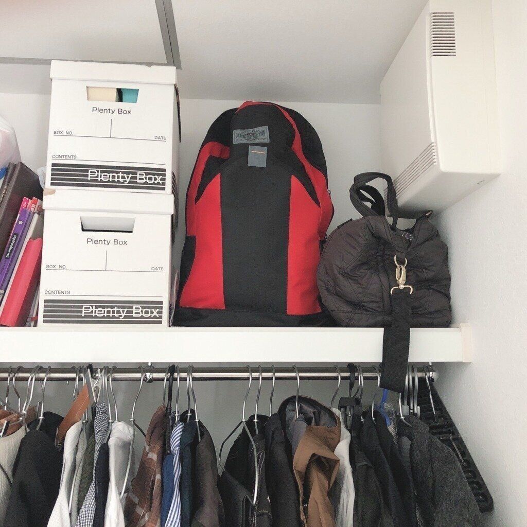 寝室の防災リュック