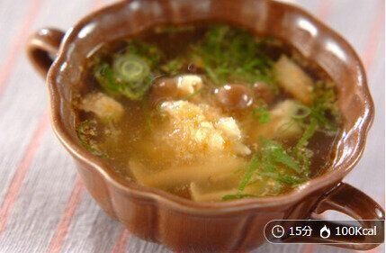 レンジで簡単みぞれチキンスープ