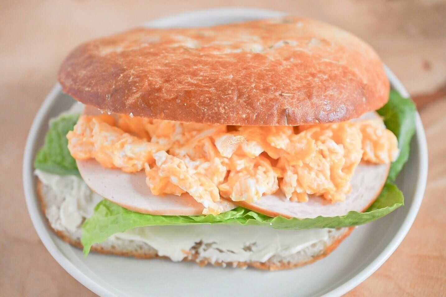 卵とハムのサンド