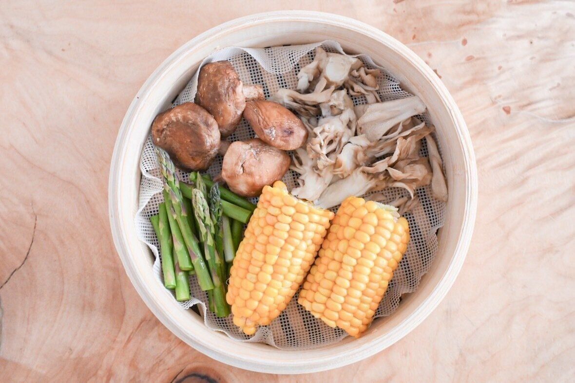 せいろに入った食材