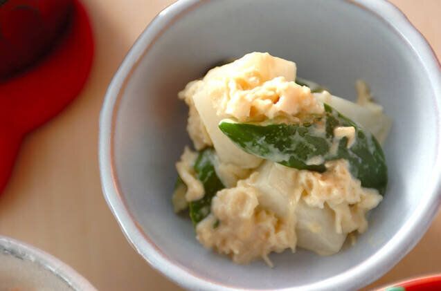 あともう一皿に！キュウリと大根のゴママヨ和え