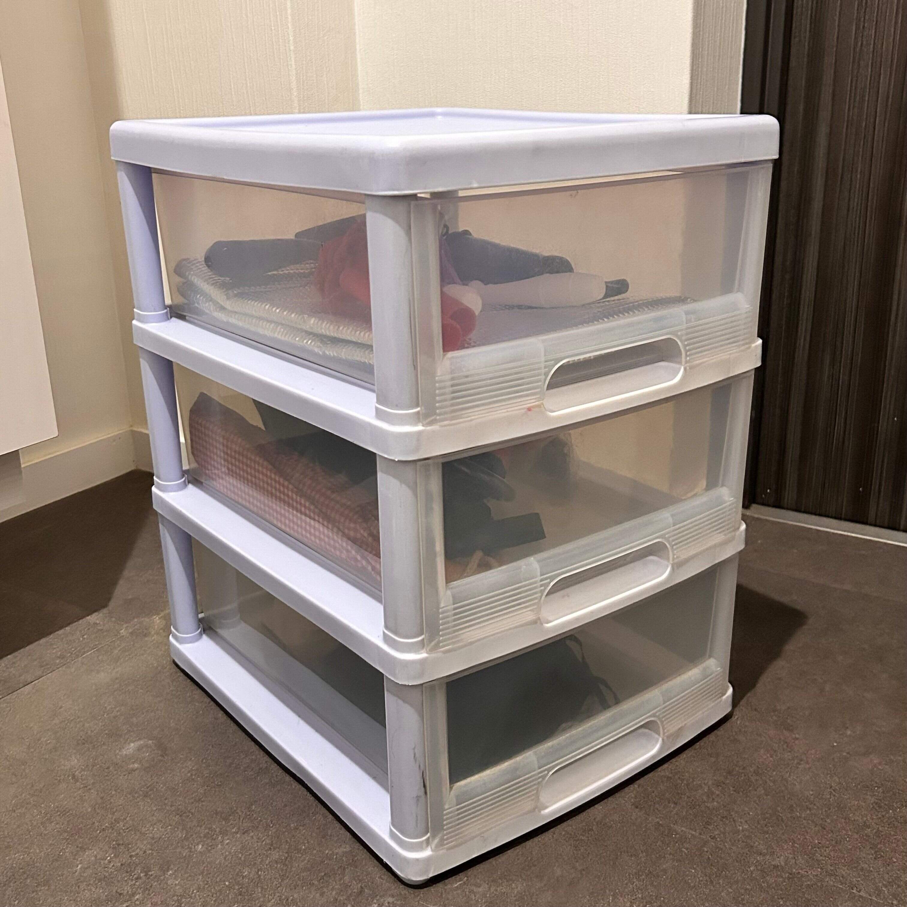 いらなくなった3段ケースを再利用