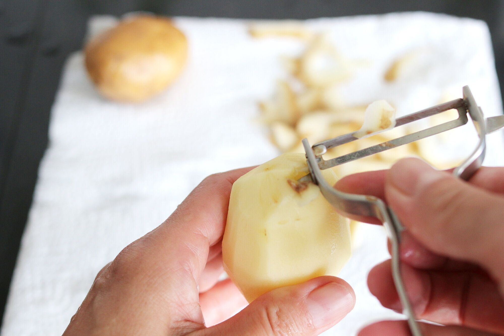 無印良品　皮引き