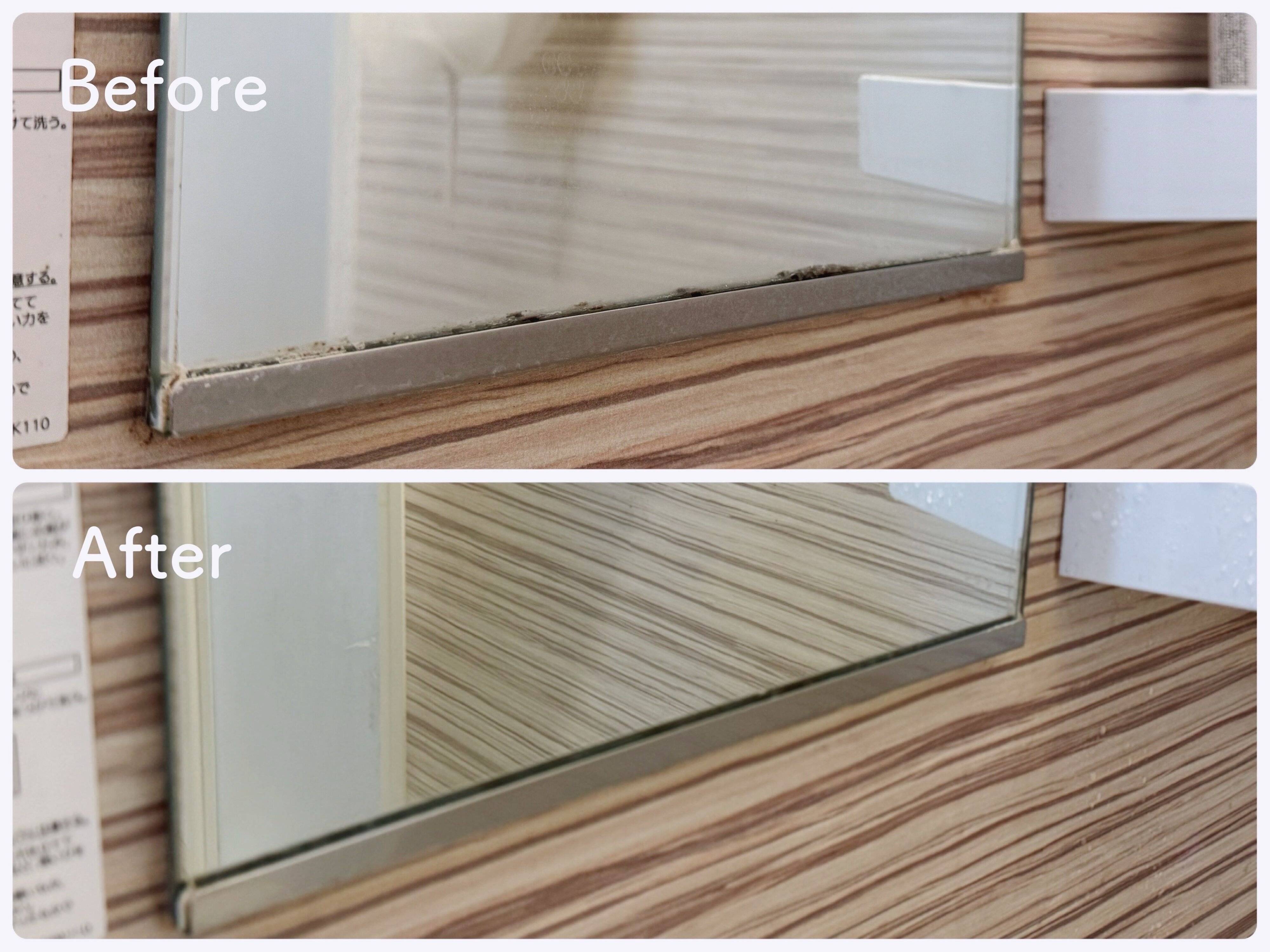 取れなかった水垢汚れが落ちた！