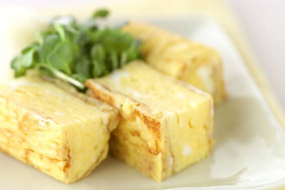 ホタテ入り卵焼き