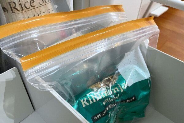 乾物食品の保管使用例