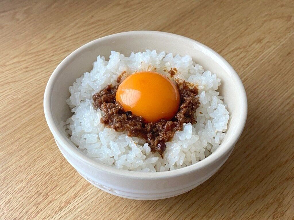和のXO醤を使った卵かけごはん