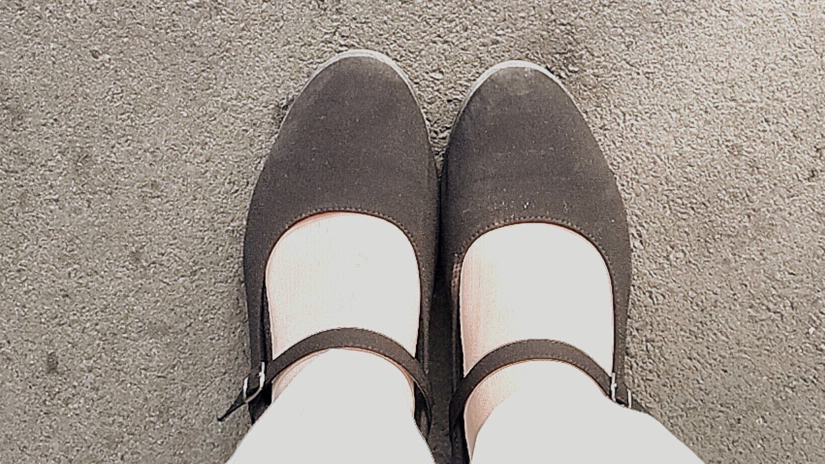 パンプス着用時