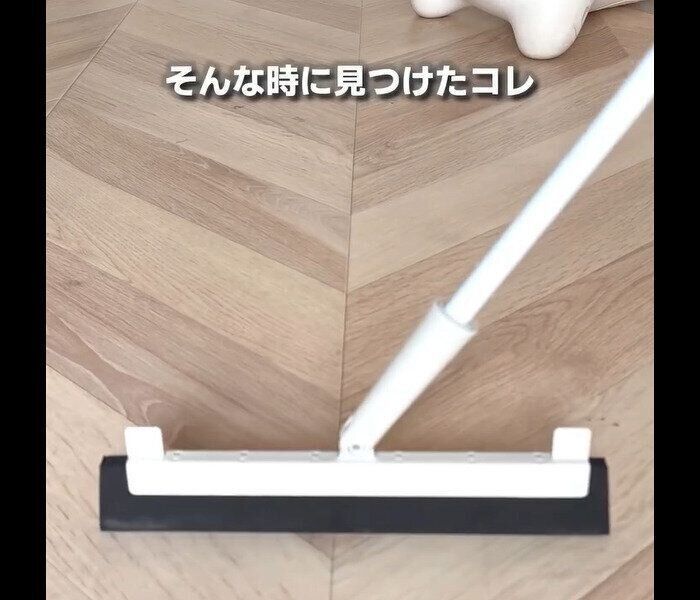 【セリア】優秀すぎた！ラバーほうき