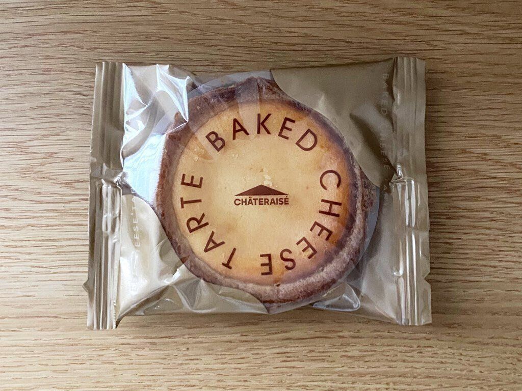 ベイクドチーズタルトのパッケージ