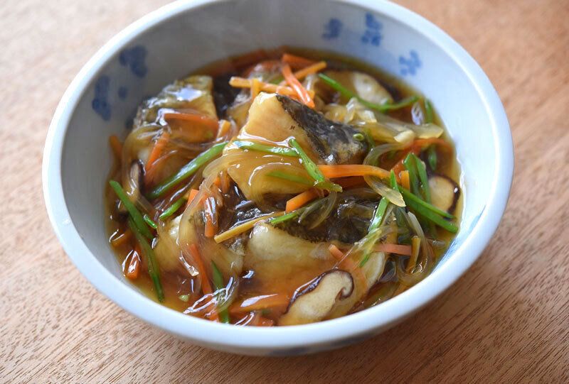 タラの野菜あんかけ