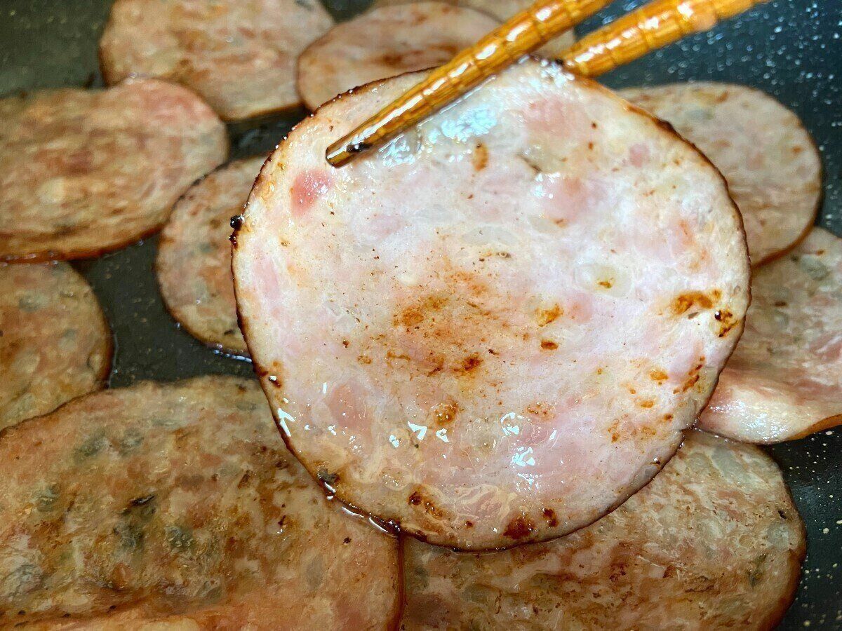 焼き目をつける