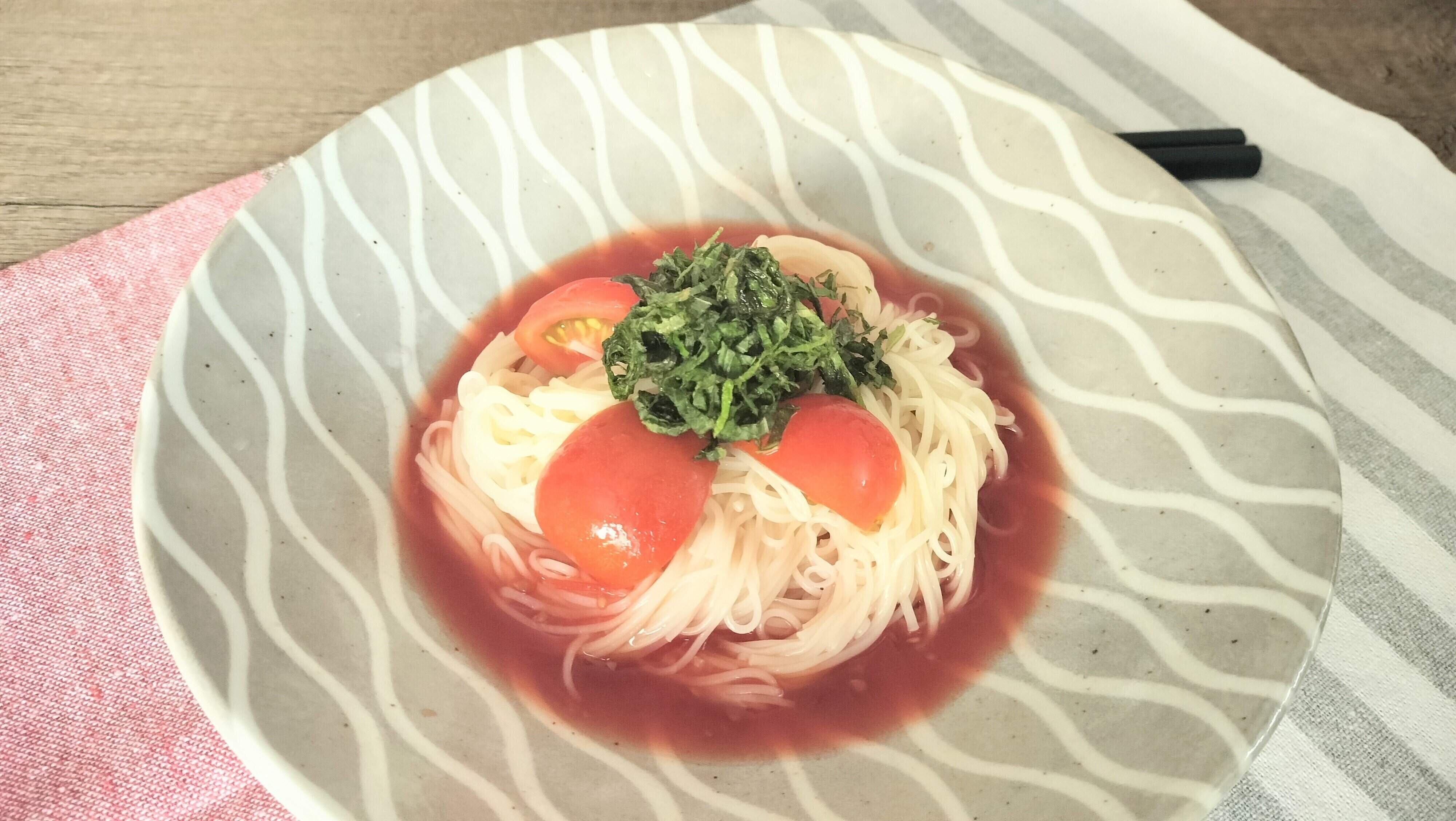 トマトそうめん