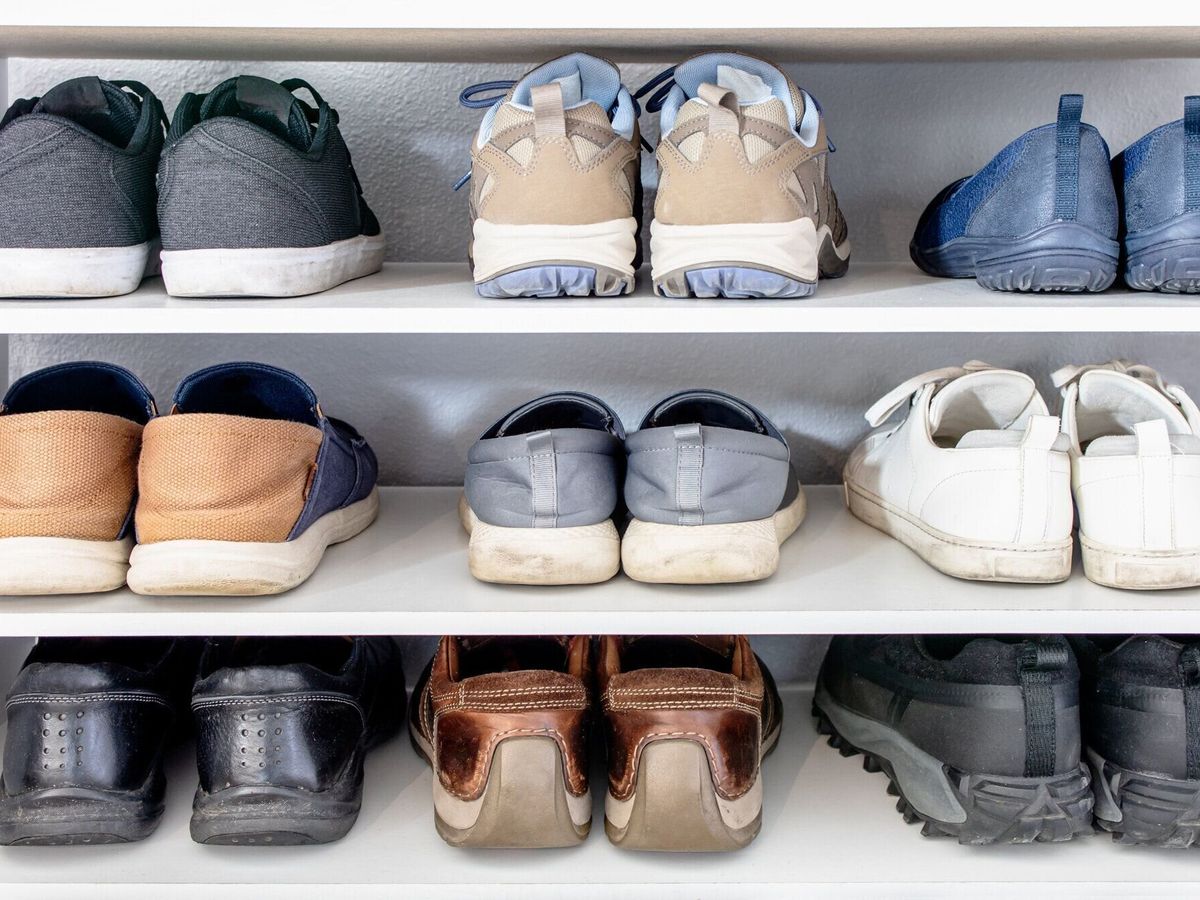 靴ラックの履物スタイル。