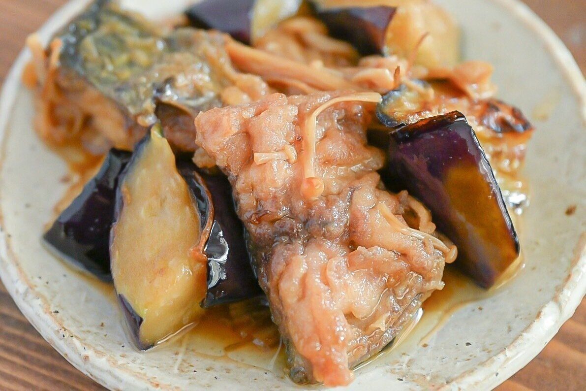 さばとなすの揚げびたし