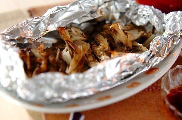 マイタケのホイル蒸し