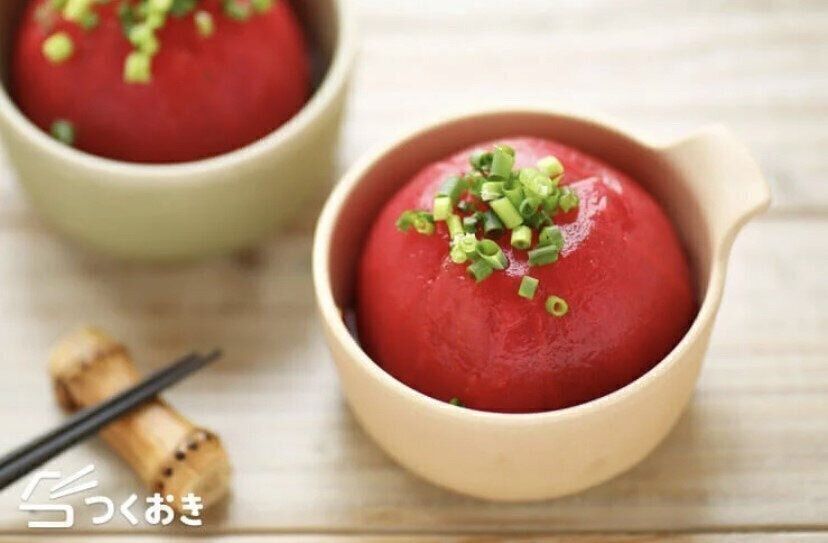 トマトのだし漬け