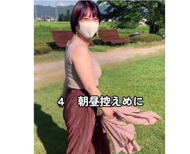 朝食はひかえめに