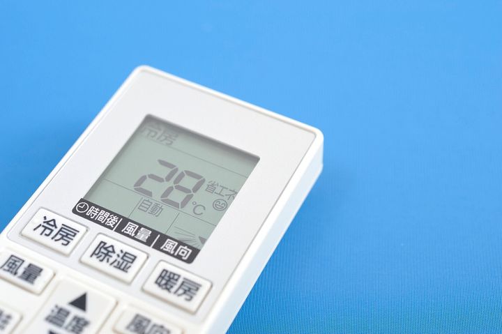 エアコンのリモコン