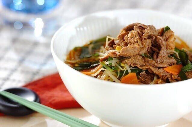 クッパ風春雨スタミナスープ