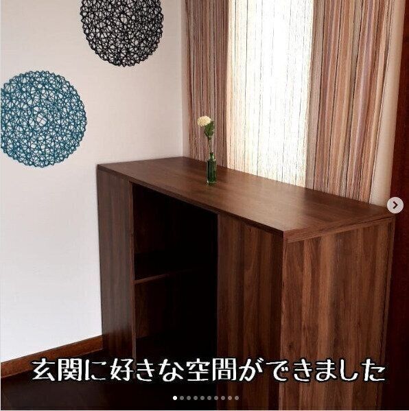 Ｎクリックをつかった大容量の玄関収納