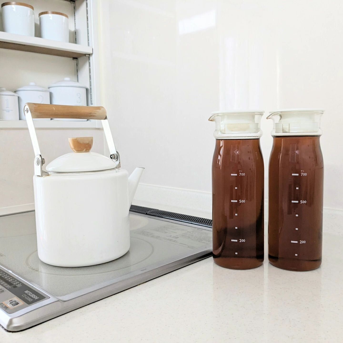 【ニトリ】パッキンなしで洗いやすい！ガラスピッチャー