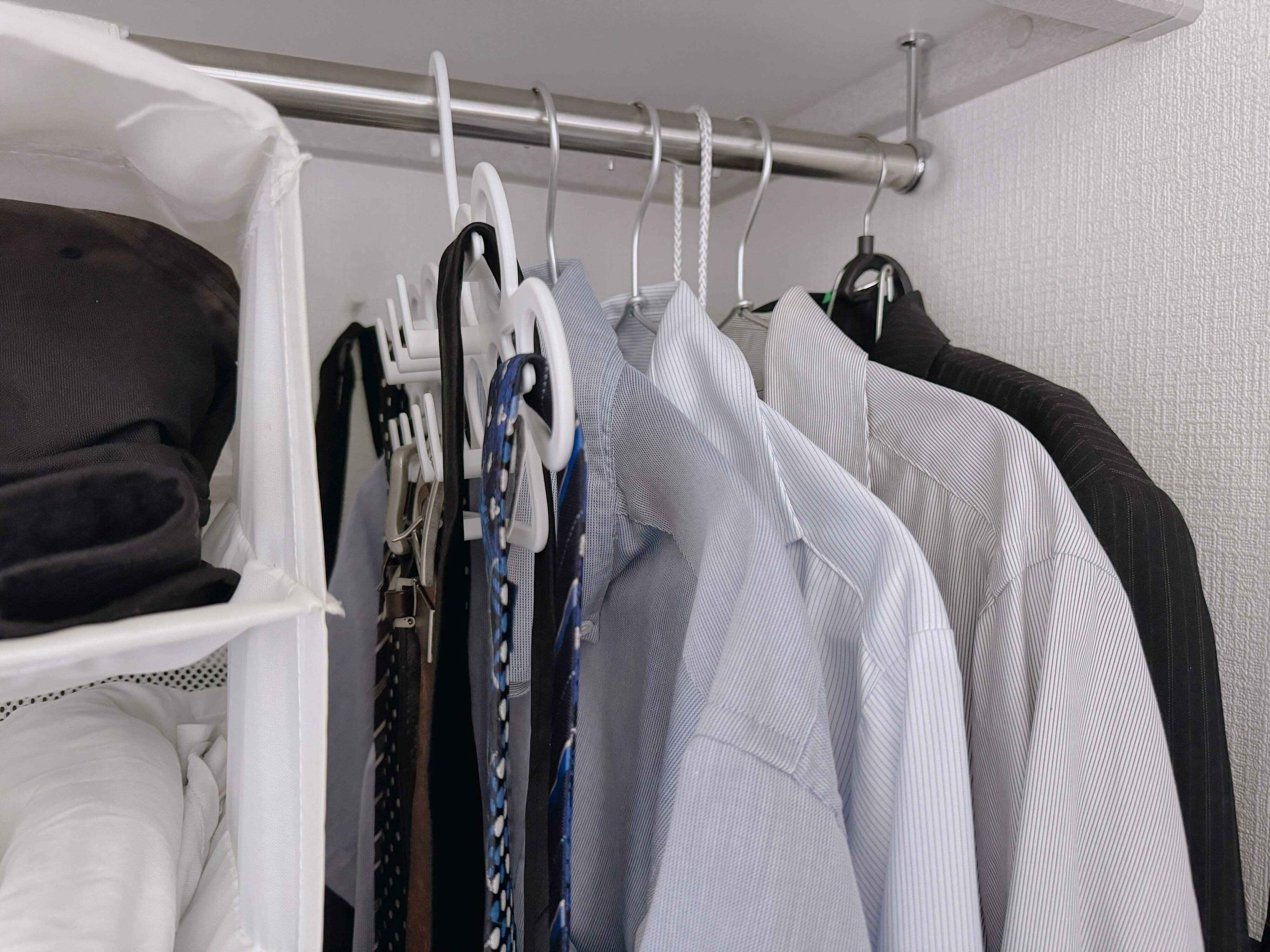 ハンガー1つでバツグンの収納力！