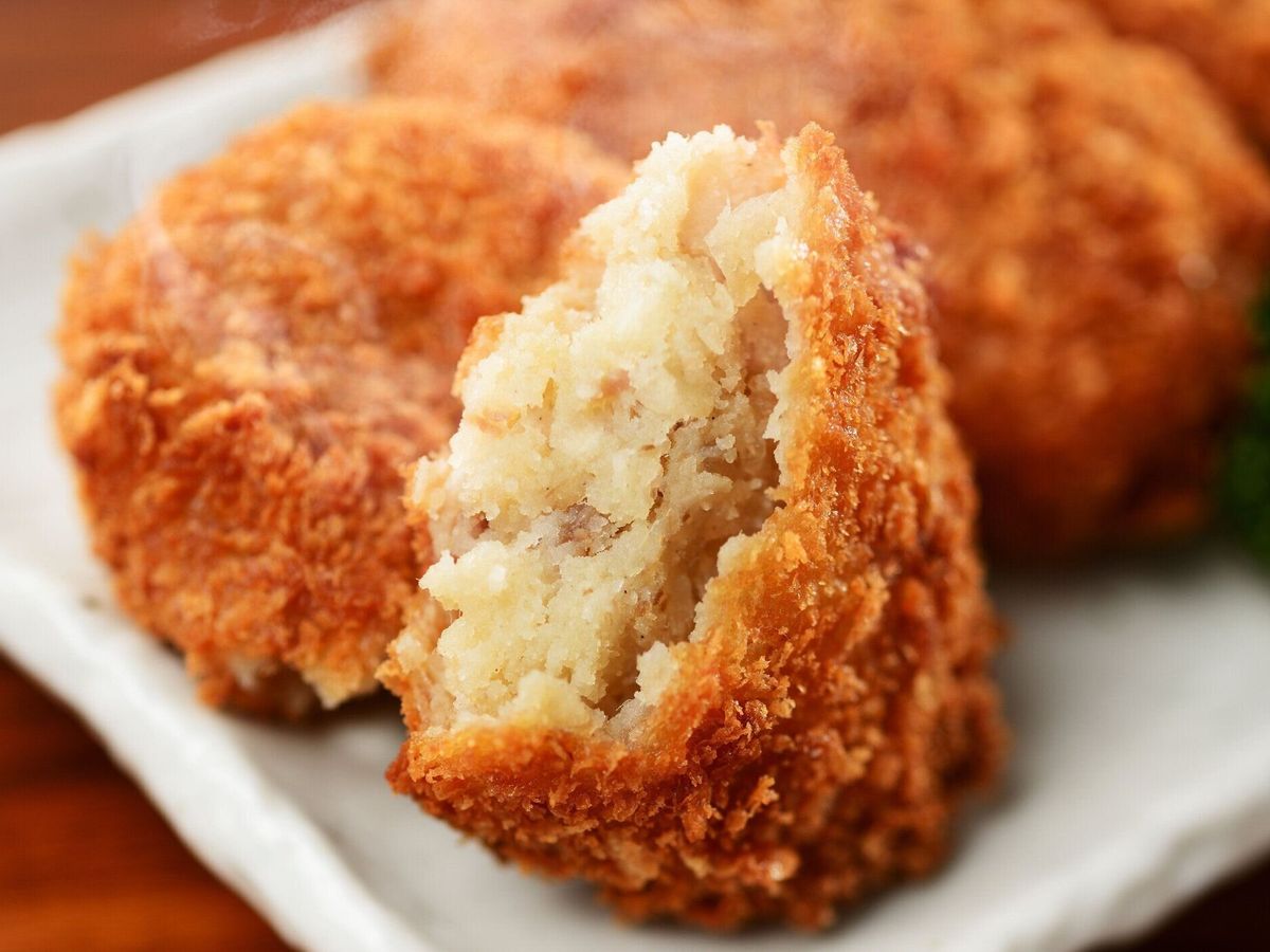 日本のコロッケ。日本食。