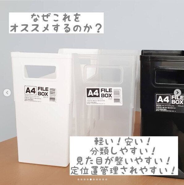 セリアのA4ファイルボックスがオススメなワケ