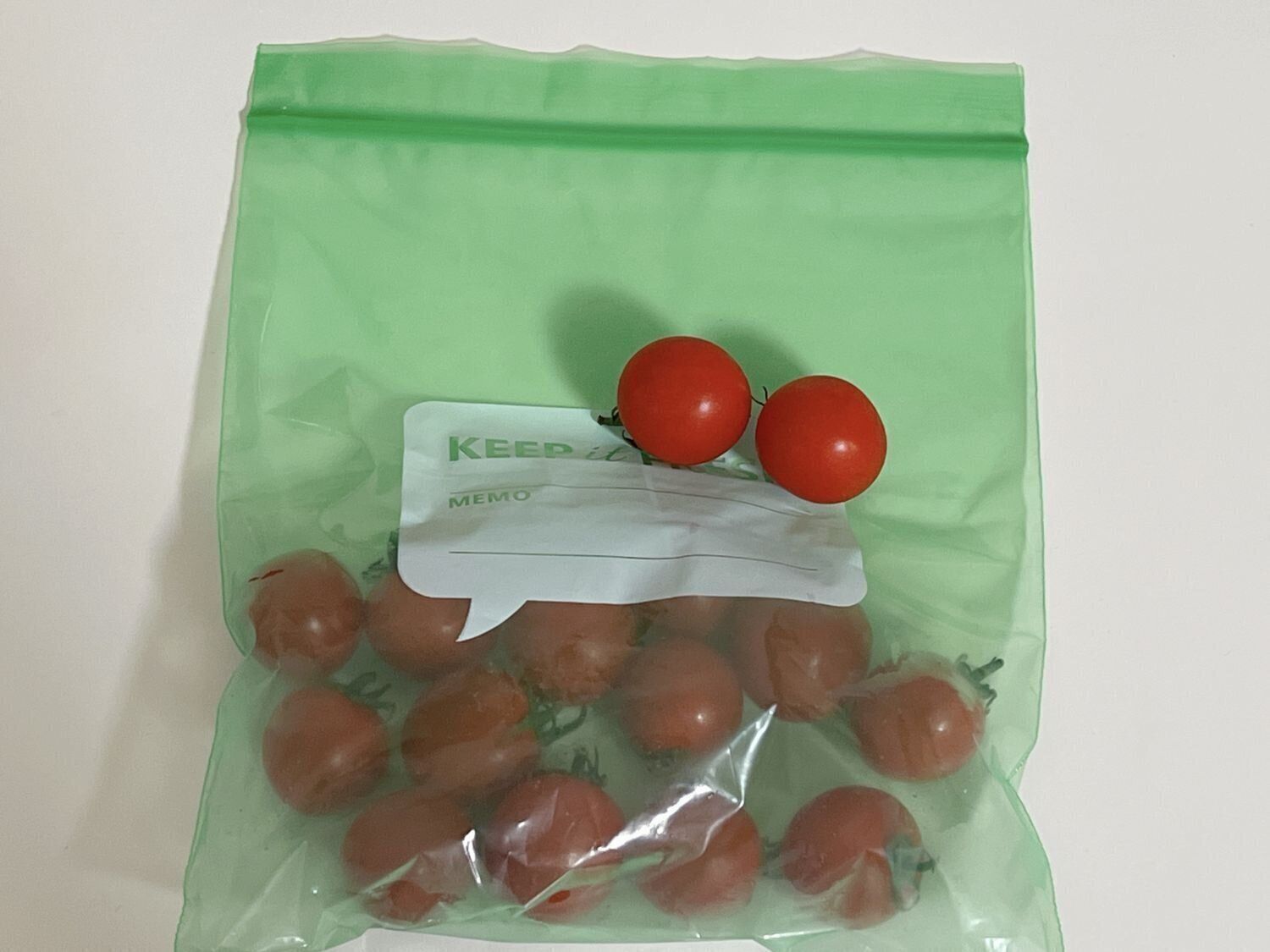 鮮度保持ストックバッグ