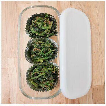 冷凍作り置き★ほうれん草のごま和え