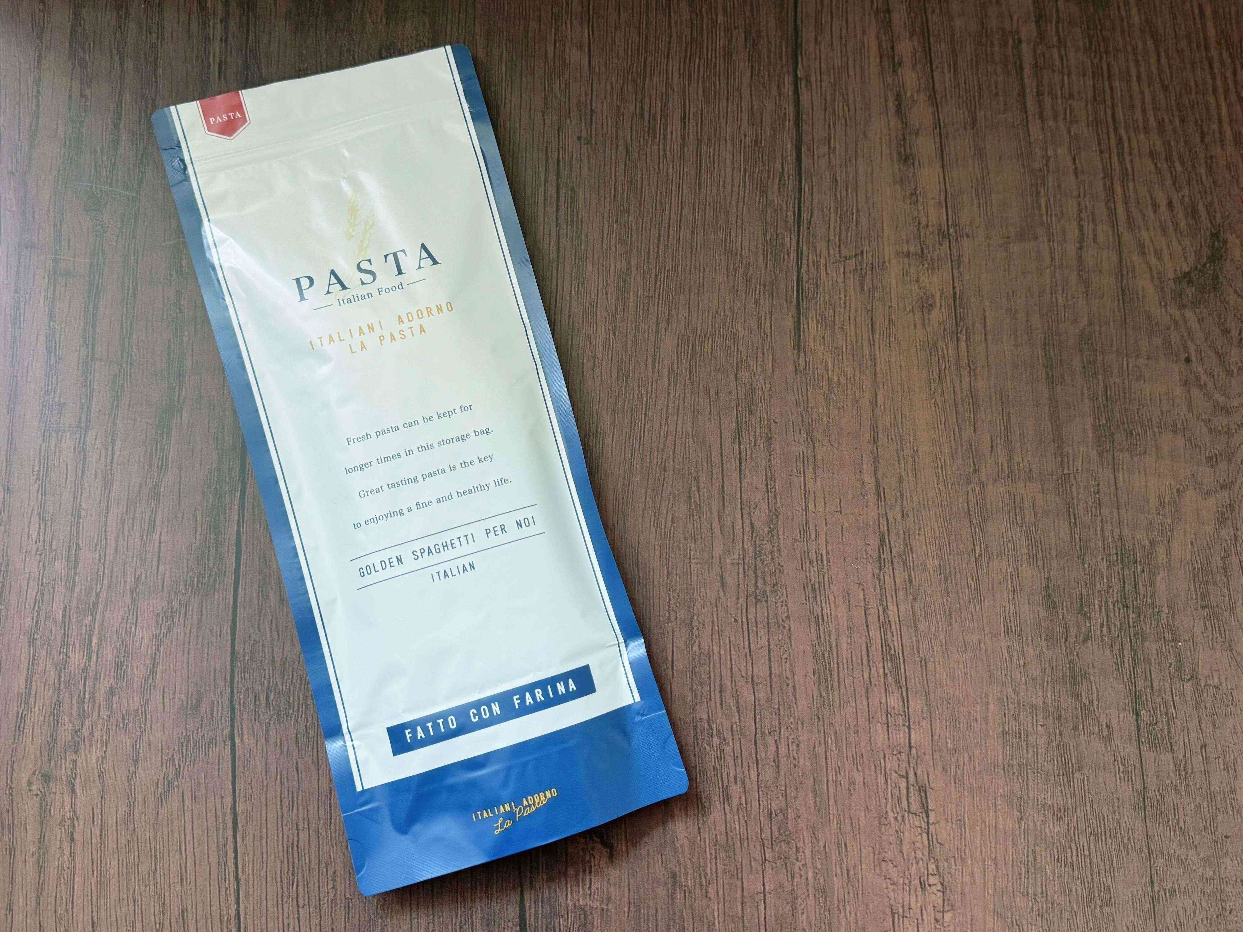 1．パスタの保存袋