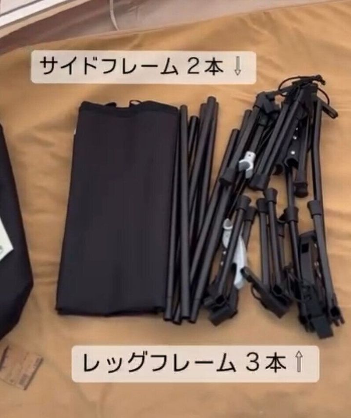 組み立ても簡単!使わないときはコンパクトに収納