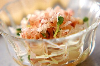 甘酢ドレッシングの大根サラダレシピ