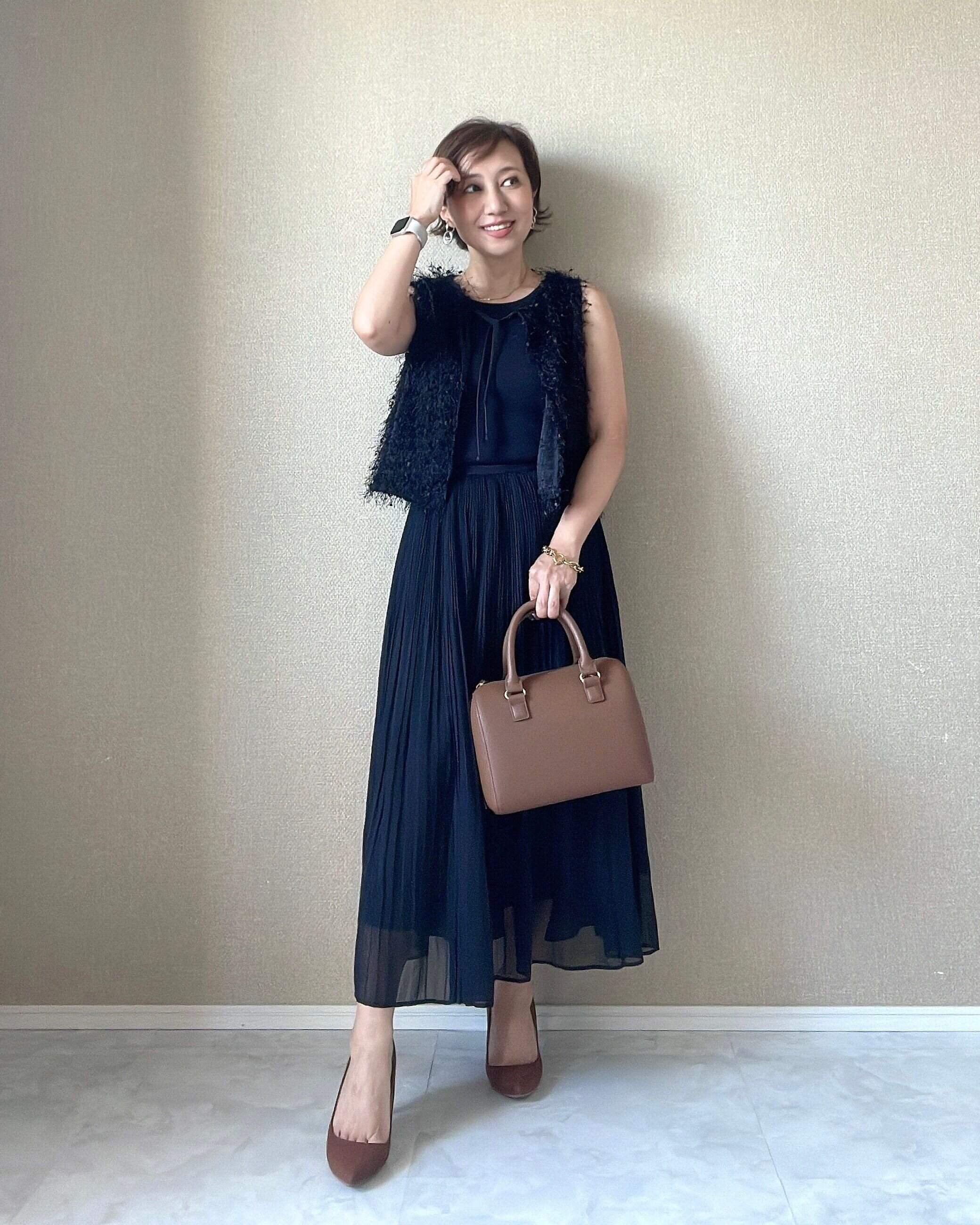 ユニクロ　シフォンスカート