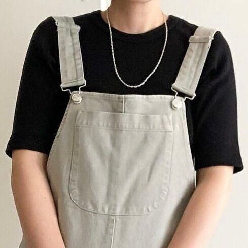 サロペットの着用画像