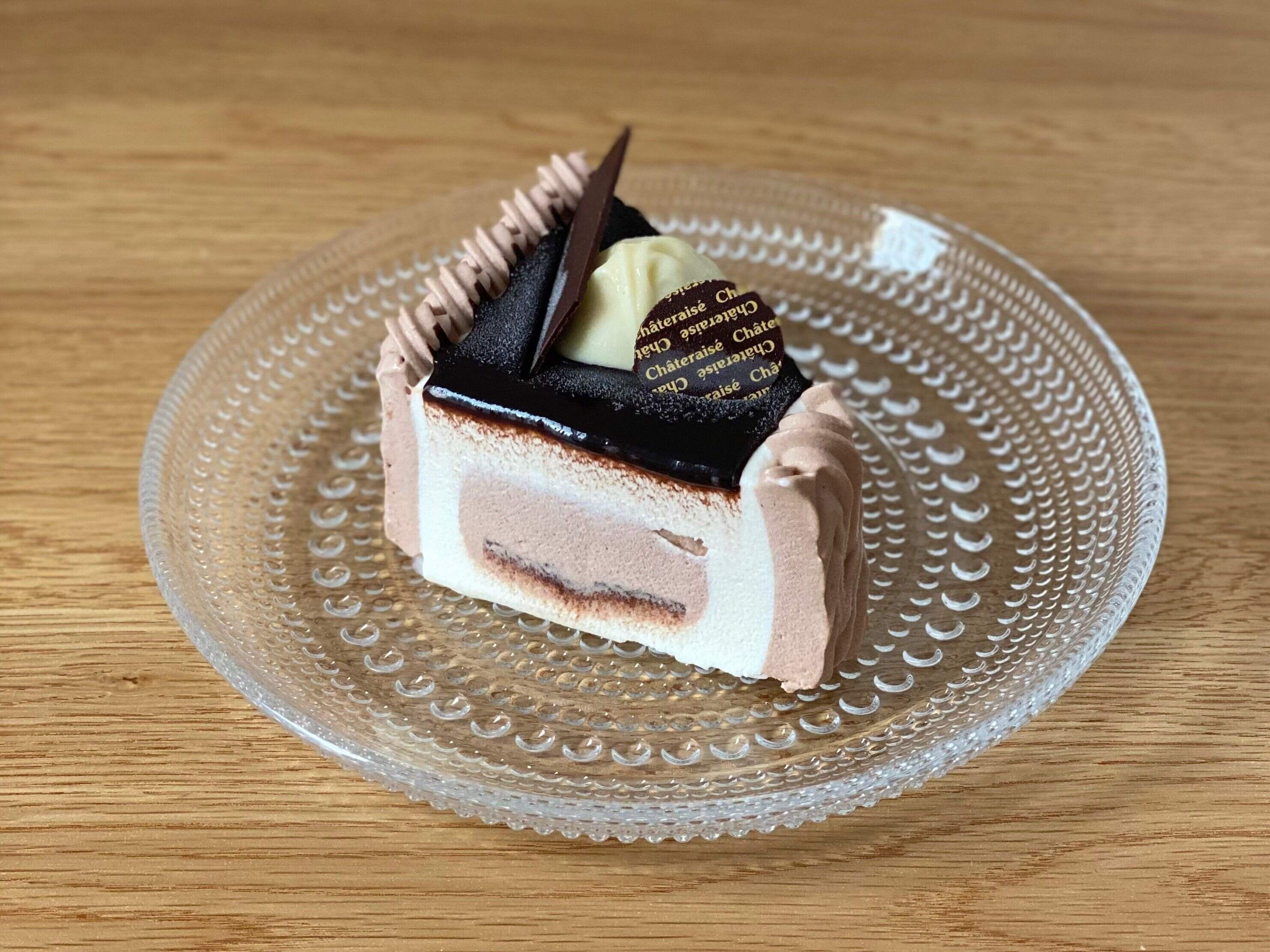 デザートアイスケーキチョコレートバニラ