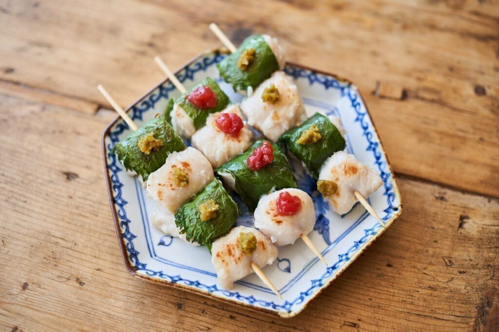 塩麹ささみの焼き鳥