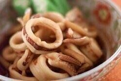 イカの甘辛ショウガ煮