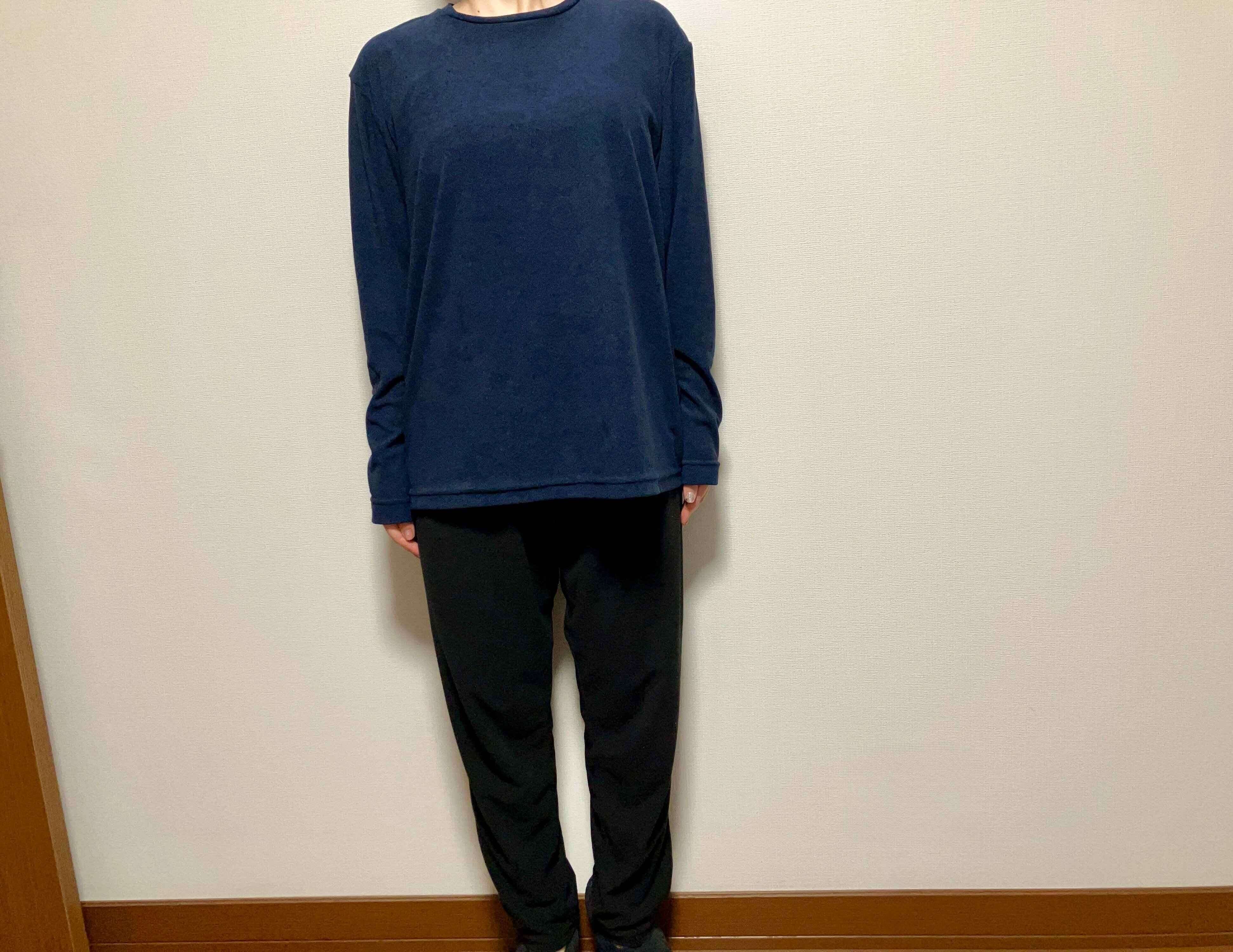 ウェアを着用したところ