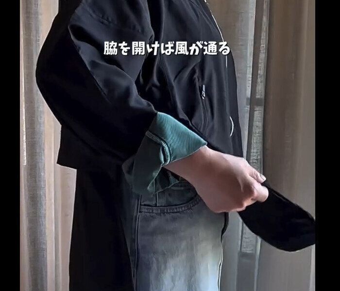 【ワークマン】頭までファスナー⁉エックスシェルター暑熱フーディー