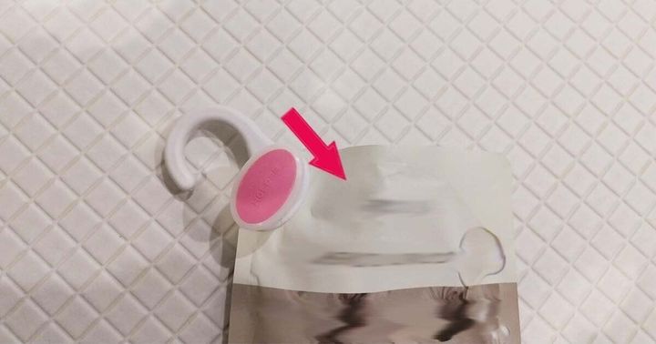 「詰め替えそのまま」フォック部分差し込む