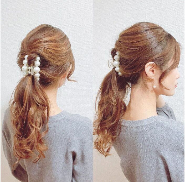 40代女性似合うヘアアレンジ 22最新 不器用でも簡単にかわいくなれるヘアアレンジアイデア集 サンキュ