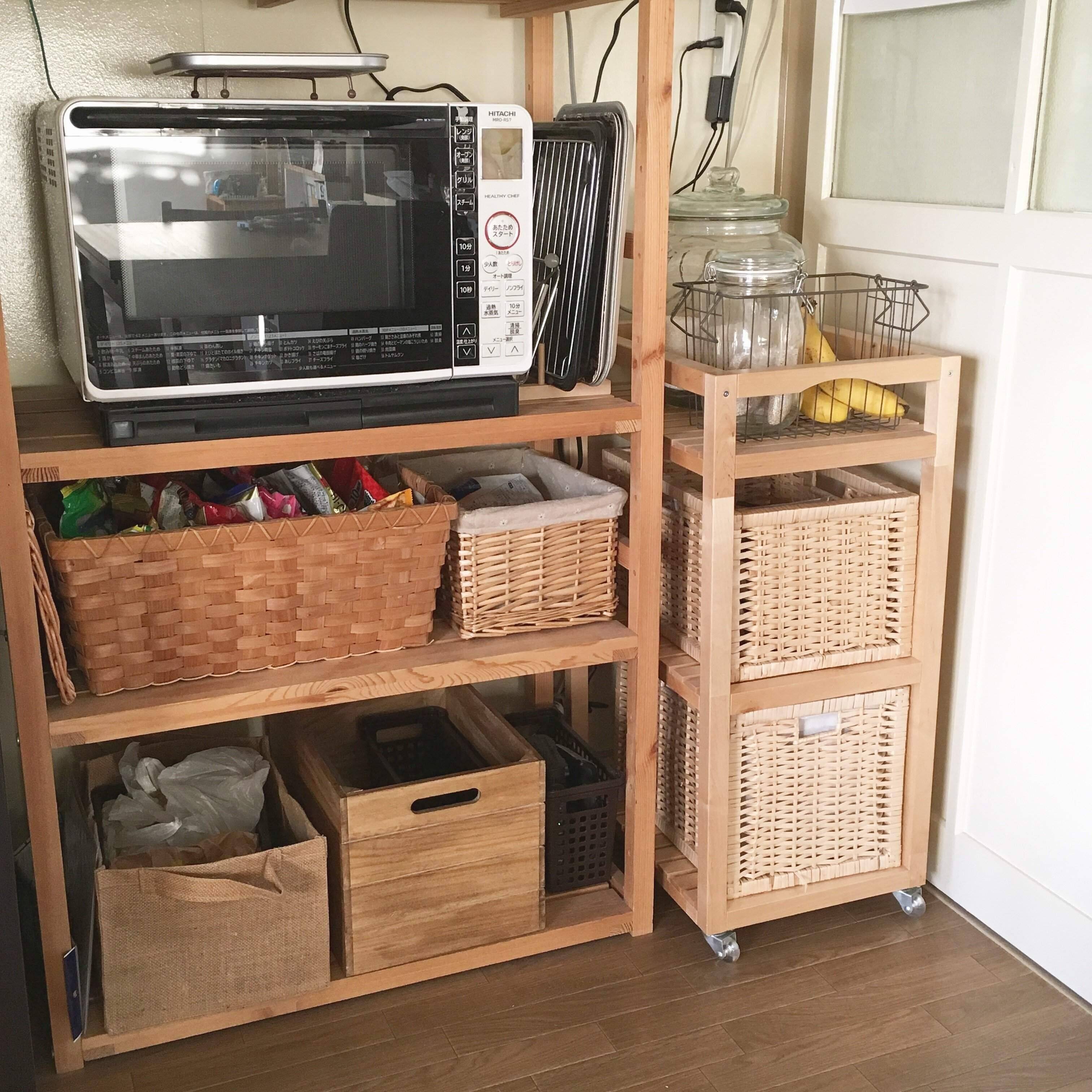 築古賃貸と木製ラックはベストマッチ！