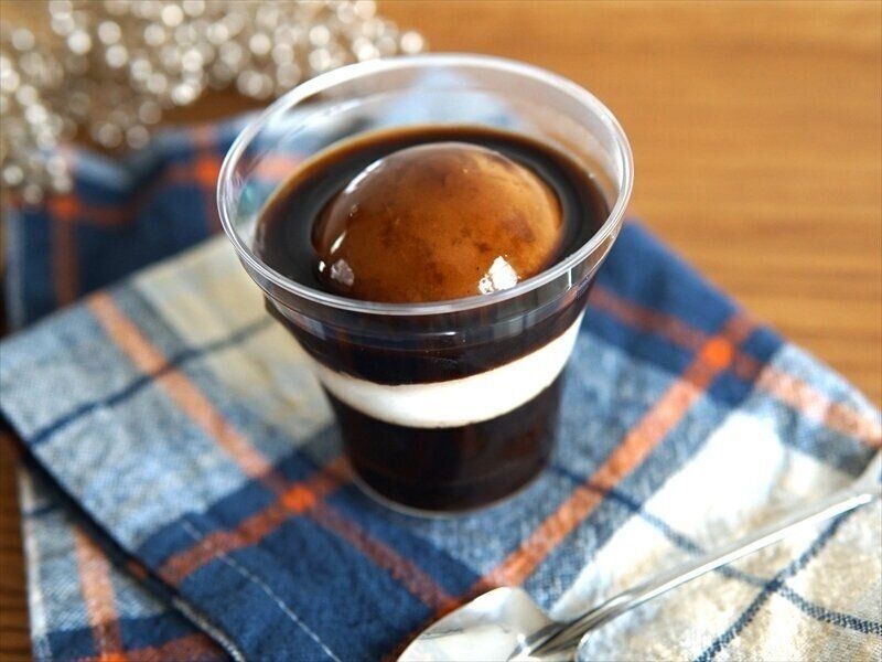 アフォガード風コーヒーゼリー
